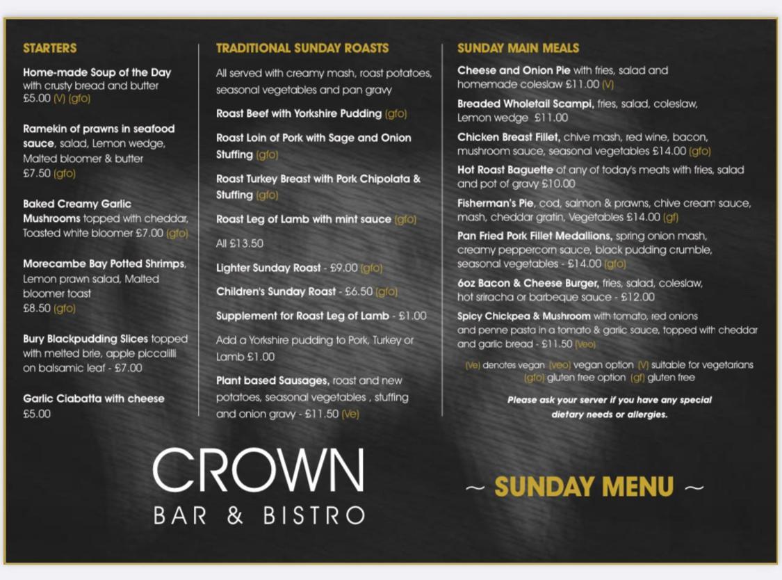 The Crown Hotel Morecambe Exterior foto
